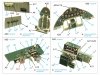 Quinta Studio QD32185 F4F-4 Wildcat 3D-Printed coloured Interior on decal paper (Trumpeter) 1/32